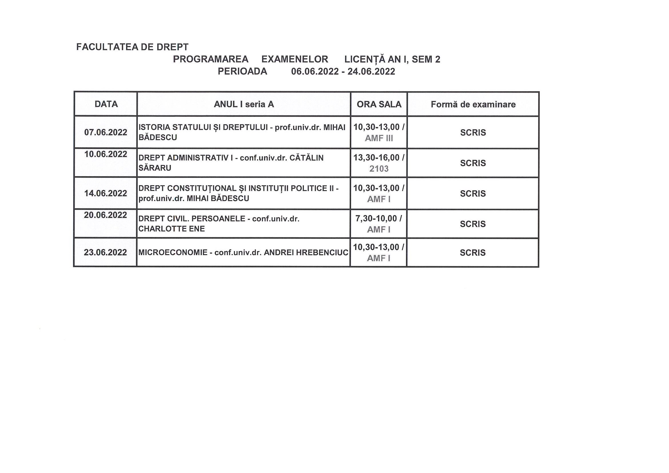 Examen An 1 Licenta