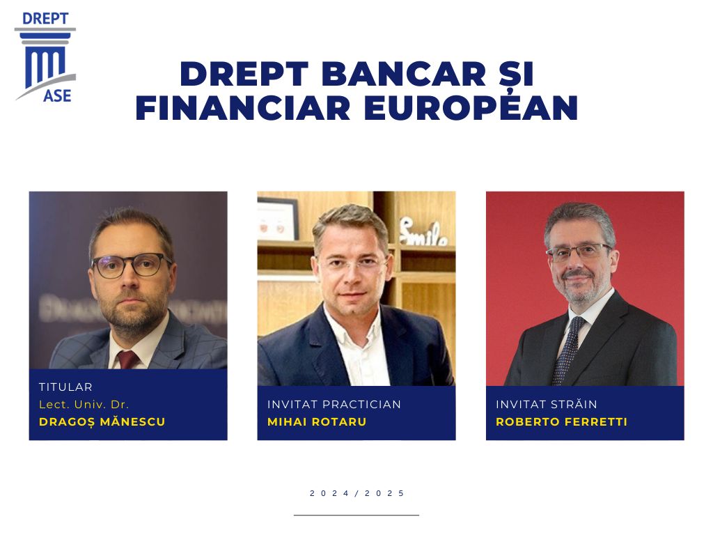 Dreptul European Bancar