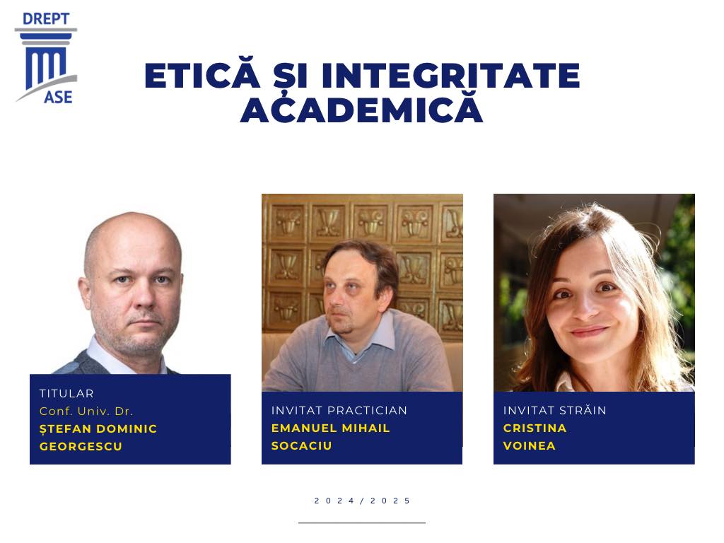 Etică și Integritate universitară