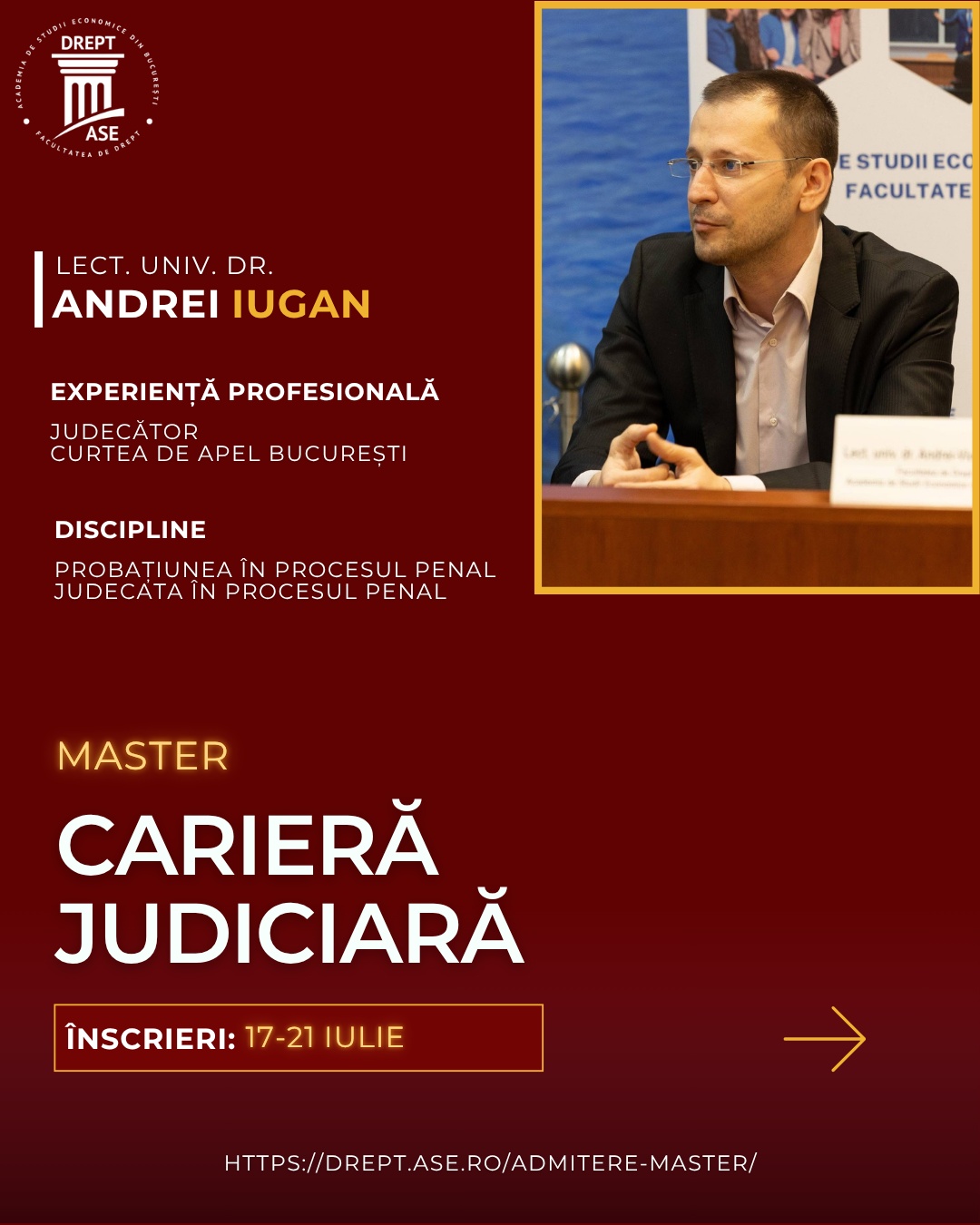 Drept procesual penal aprofundat (I). Probațiunea în procesul penal/ Drept procesual penal aprofundat (II). Judecata în procesul penal.