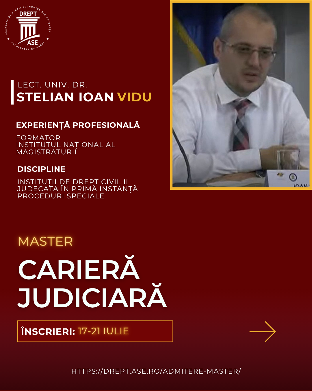 Drept procesual civil aprofundat (I). Judecata în primă instanță; Instituții de drept civil (II).